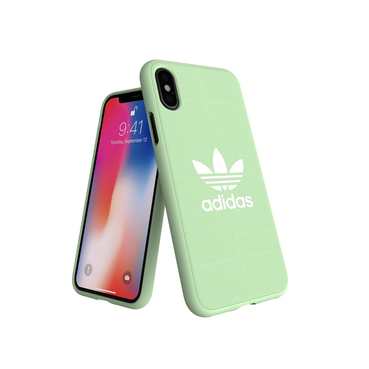 Adidas Originals Adicolor Moulded Case Iphone X Clear Mint アディダス 海外輸入ブランド商品 株式会社エム エス シー