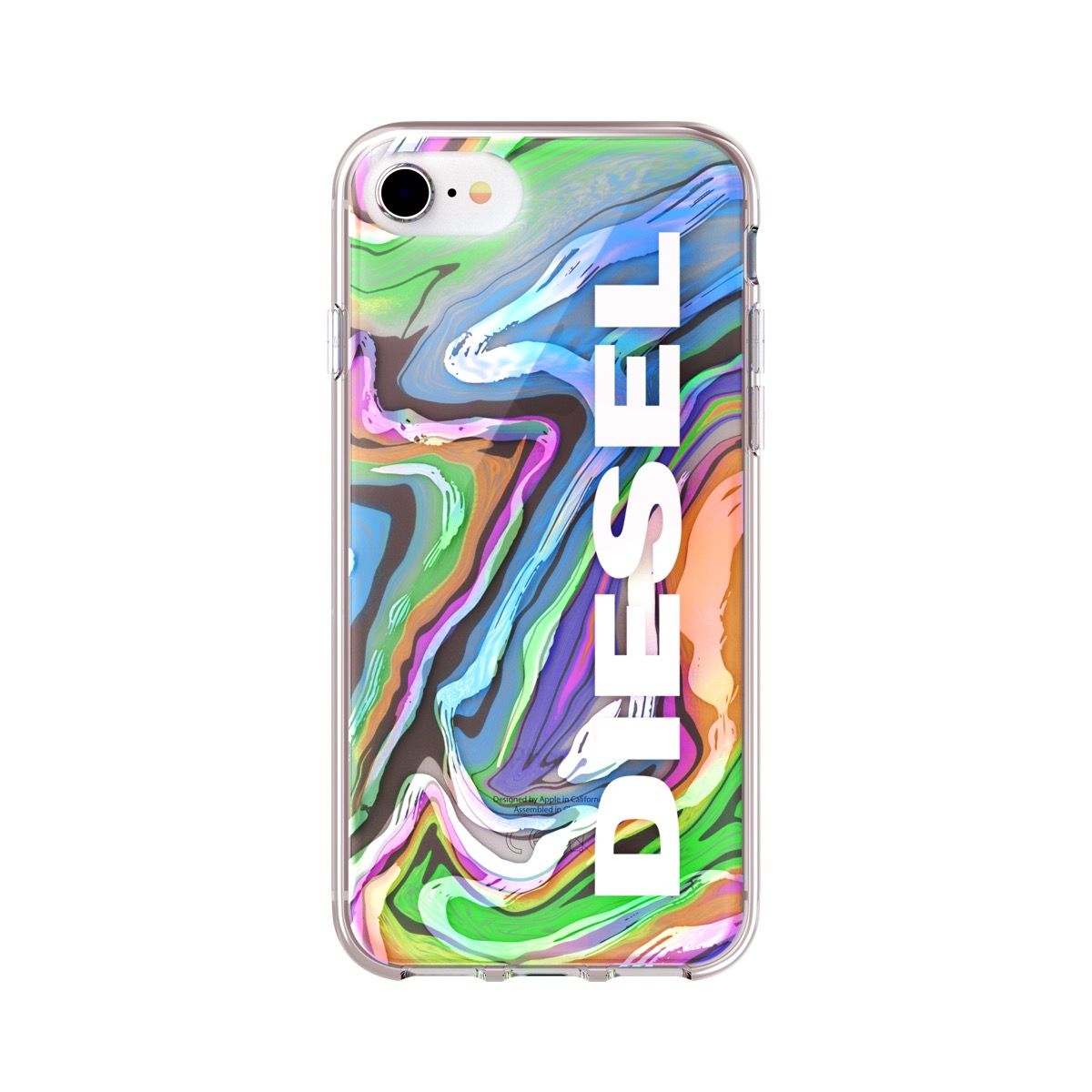 取扱終了製品】DIESEL Clear Case Digital Holographic SS21 iPhone SE 