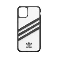 【取扱終了製品】[au+1 Collection Select] adidas Originals SAMBA Case for iPhone 11 WH/BK〔アディダス〕