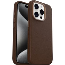 OtterBox Symmetry Cactus Leather iPhone 15 Pro Rich Adobe – brown