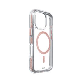 LAUT Aero Sparkle for iPhone 16 Pro Crystal Pink 〔ラウト〕