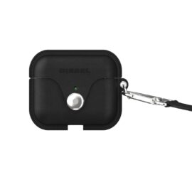 【取扱終了製品】DIESEL Leather Look for AirPods Pro Black/White〔ディーゼル〕