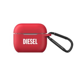 【取扱終了製品】DIESEL Silicon for AirPods 3 Red〔ディーゼル〕