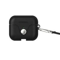 【取扱終了製品】DIESEL Leather Look for AirPods 3 Black/ White〔ディーゼル〕