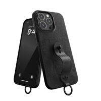 【取扱終了製品】adidas Originals Premium Handstrap iPhone 15 Pro Max Black