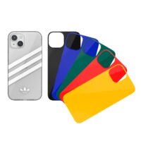 【取扱終了製品】adidas Originals 3-STRIPES Clear with Film Inserts iPhone 15