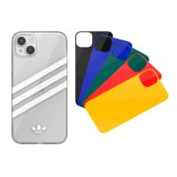 adidas Originals 3-STRIPES Clear with Film Inserts iPhone 15 Plus