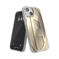 DIESEL Oval D Clear iPhone 15 Gold〔ディーゼル〕