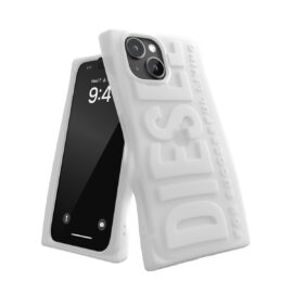 DIESEL D Silicone iPhone 15 MilkyWhite〔ディーゼル〕