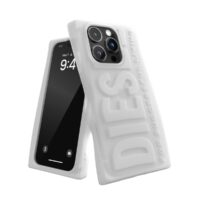 DIESEL D Silicone iPhone 15 Pro MilkyWhite〔ディーゼル〕