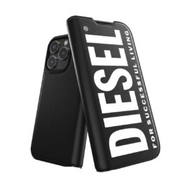 DIESEL Booklet MagSafe iPhone 16 Pro Black/White〔ディーゼル〕