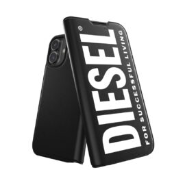 DIESEL Booklet MagSafe iPhone 16 Plus Black/White〔ディーゼル〕