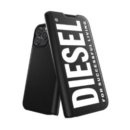 DIESEL Booklet MagSafe iPhone 16 Pro Max V8Black/White〔ディーゼル〕